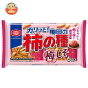 【送料無料・メーカー/問屋直送品・代引不可】亀田製菓 亀田の柿の種 梅しそ 6袋詰 164g袋×12入| おかき ピーナッツ おやつ 袋 おつまみ うめ