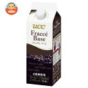UCC フラッチェベース 無糖 500ml紙パック×12本入| 送料無料 珈琲 アイスコーヒー 無糖 ブラック 希釈用 紙パック
