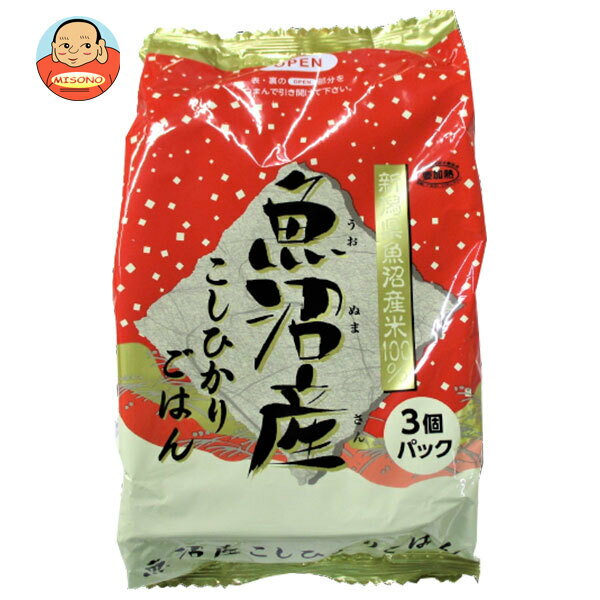 たかの 魚沼産こしひかり 3個パック (180g×3個)×4個入| 送料無料 パックごはん レトルトご飯 ごはん レトルト