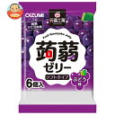 オーイズミ下仁田 蒟蒻工房 蒟蒻ゼリー ぶどう味 6個入×16袋入| 送料無料 OIZUMI おやつ 生菓子 こんにゃくゼリー ゼリー ダイエット ぶどう グレープ
