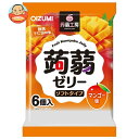 オーイズミ下仁田 蒟蒻工房 蒟蒻ゼリー マンゴー味 6個入×16袋入×(2ケース)| 送料無料 OIZUMI おやつ 生菓子 こんにゃくゼリー ゼリー ダイエッ...