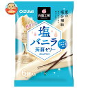 オーイズミ下仁田 蒟蒻工房 塩バニラ 蒟蒻ゼリー 6個入×16袋入| 送料無料 OIZUMI おやつ 生菓子 ゼリー 塩分補給 糖分補給