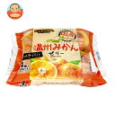 和歌山産業 蔵王高原農園 国産温州みかんゼリー (68g×4)×12袋入×(2ケース)| 送料無料 お菓子 おやつ ゼリー みかん
