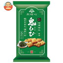 岩塚製菓 鬼ひび 海苔しお 100g×12袋入| 送料無料 お菓子 おつまみ あられ のりしお
