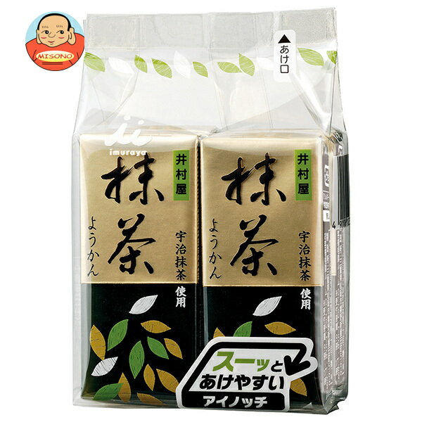 井村屋 ミニようかん 抹茶 (58g×4本)×12袋入×(2ケース)| 送料無料 羊羹 和菓子 お菓子 おやつ