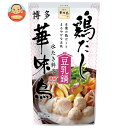 【賞味期限2025.09.30かそれ以降】トリゼンフーズ 博多華味鳥 鶏だし豆乳鍋 600g×12袋入| 送料無料 豆乳 鍋 スープ だし 調味料