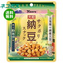 ネコポス カンロ サクポリ納豆スナック 香るわさび味 20g×10袋入| 全国送料無料 お菓子 ヘルシーおやつ おつまみ ドライ納豆