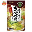 モランボン 菜の匠 スタミナきゃべつ鍋用スープ にんにく味噌味 750g×10袋入| 送料無料 調味料 ストレート 鍋スープ キャベツ ニンニク 味噌