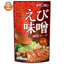 モランボン えび味噌 鍋用スープ 750g×10袋入×(2ケース)| 送料無料 調味料 ストレート 鍋スープ えび味噌
