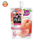 オリヒロ ぷるんと蒟蒻ゼリー ピーチ 130gパウチ×48本入×(2ケース)| 送料無料 ゼリー ゼリー飲料 こんにゃくゼリー 桃