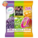 オリヒロ ぷるんと蒟蒻ゼリー カロリーゼロ 巨峰+マスカット+マンゴー 432g(18g×24個)×12袋入×(2ケース)| 送料無料 お菓子 こんにゃくゼリー...