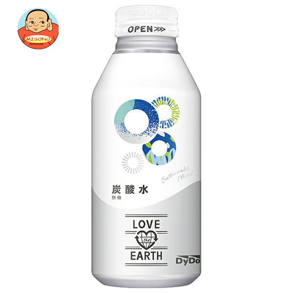 ダイドー LOVE the EARTH(ラブジアース) 炭酸水 400gボトル缶×24本入｜ 送料無料 炭酸 炭酸水 ソーダ