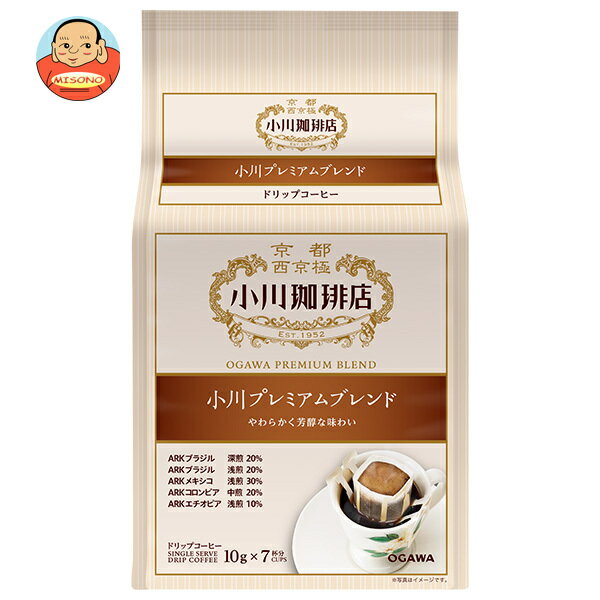 小川珈琲 小川珈琲店 プレミアムブレンド ドリップコーヒー7杯分 70g(10g×7袋)×6箱入×(2ケース)｜ 送料..