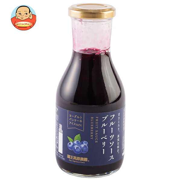 和歌山産業 フルーツソース ブルーベリー 320g×6本入×(2ケース)｜ 送料無料 調味料 ブルーベリー ソー..