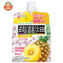 マンナンライフ クラッシュタイプの蒟蒻畑プラス パイナップル味 150gパウチ×30本入| 送料無料 ゼリー飲料 こんにゃくゼリー パイン