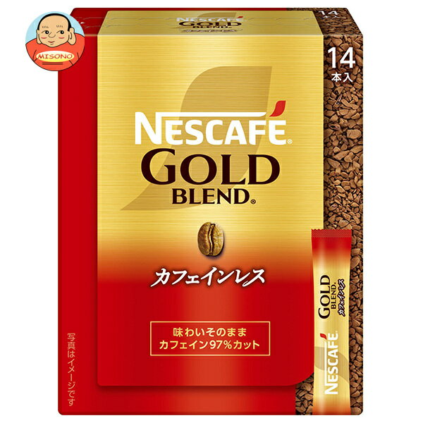 ネスレ日本 ネスカフェ ゴールドブレンド カフェインレス スティック ブラック (2g×14P)×12箱入｜ 送料..