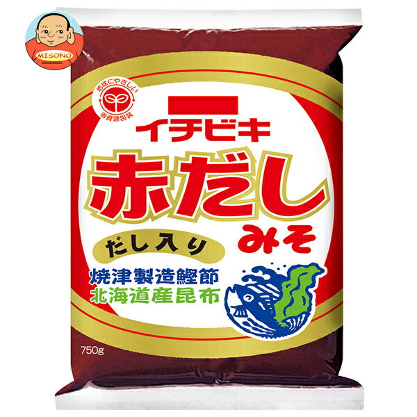 イチビキ 赤だしみそ 750g×12個入×(2ケース)｜ 送料無料 味噌 豆味噌 赤だし ブレンド味噌