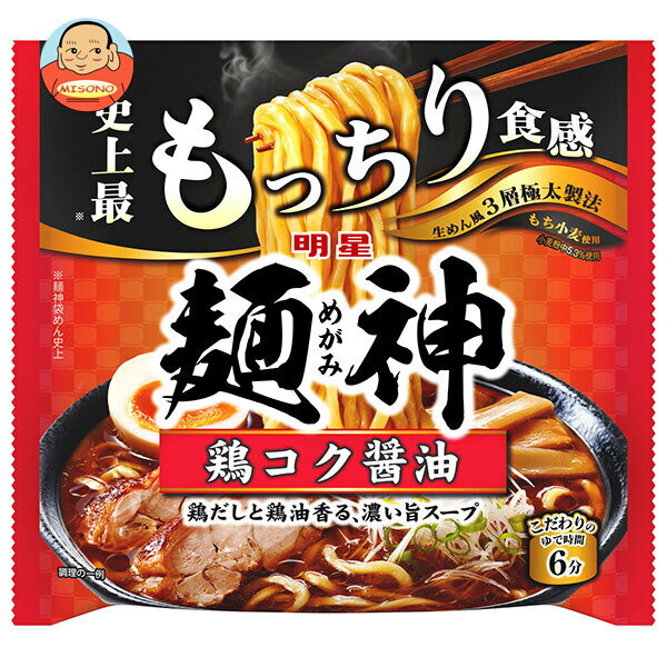 明星食品 麺神 鶏コク醤油 115g×10個入｜ 送料無料 インスタント 即席 醤油 しょうゆ ラーメンのサムネイル