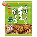岩塚製菓 黒豆割りせん 山椒味 35g×10袋入| 送料無料 おつまみ せんべい 黒大豆 お米 さんしょう しょうゆ 割れせん 黒豆 食べきり
