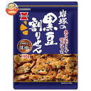 岩塚製菓 黒豆割りせん 醤油味 140g×12袋入| 送料無料 おつまみ せんべい 黒大豆 お米 しょうゆ 割れせん 黒豆
