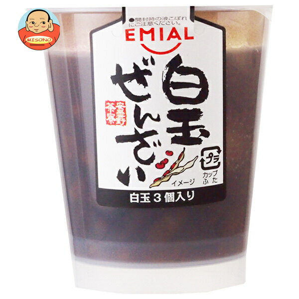 EMIAL 安曇野食品工房 安曇野茶寮 白玉ぜんざい 140g×8個入×(2ケース)｜ 送料無料 デザート 白玉 ぜん..