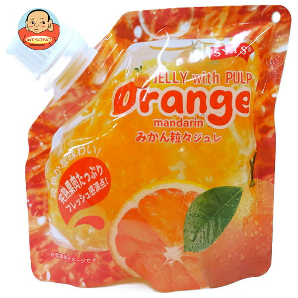 三洋通商 みかん粒々ジュレ 150g×24個入| 送料無料 ジュレ フルーツゼリー みかん パウチ
