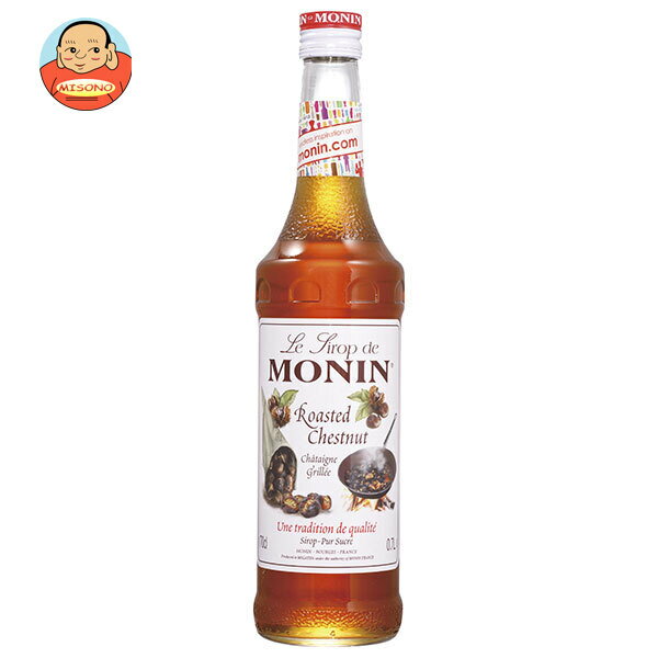 日仏貿易 モナン ローステッドチェスナッツ(焼栗)・シロップ 700ml瓶×6本入｜ 送料無料 シロップ ノン..