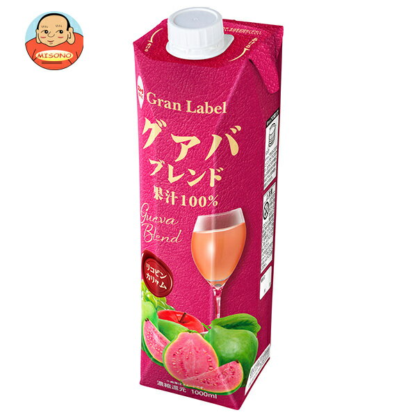 スジャータ グァバブレンド(濃縮還元) 1000ml紙パック×6本入| 送料無料 果実飲料 ミックス グァバジュース 100% 100% 1l 1L