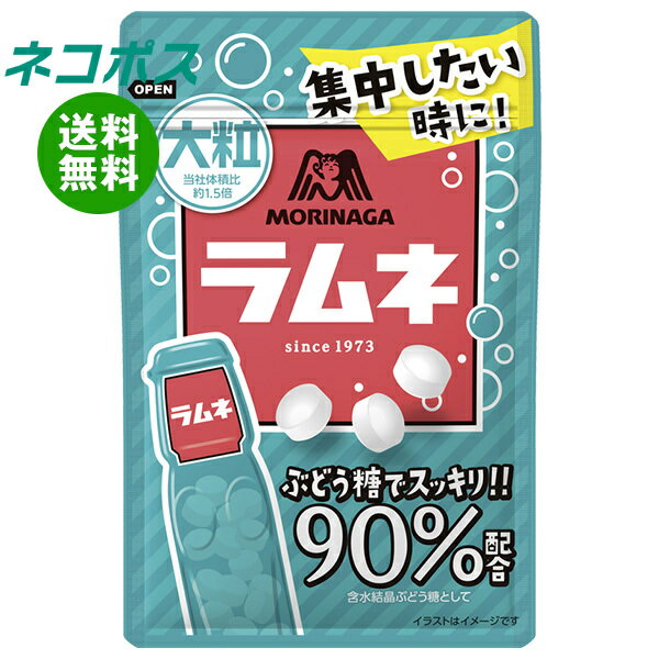 ネコポス 森永製菓 大粒ラムネ 41g×10袋入｜ 全国送料無料 お菓子 ラムネ 袋の商品画像