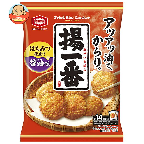亀田製菓 揚一番 100g×12入 メーカー 問屋直送| 送料無料 お菓子 おつまみ せんべい 袋