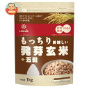 はくばく もっちり美味しい 発芽玄米+五穀 1kg×6袋入×(2ケース)| 送料無料 一般食品 発芽玄米 玄米 五穀