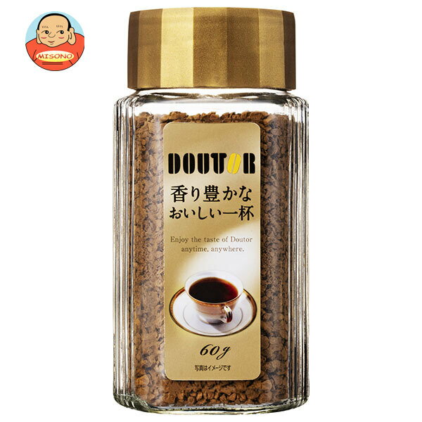 ドトールコーヒー 香り豊かなおいしい一杯 60g瓶×12本入｜ 送料無料 嗜好品 インスタントコーヒー 珈琲..