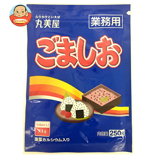丸美屋 ごましお(業務用) 250g×1袋入×(2袋)｜ 送料無料 一般食品 調味料 ふりかけ 業務用 チャック