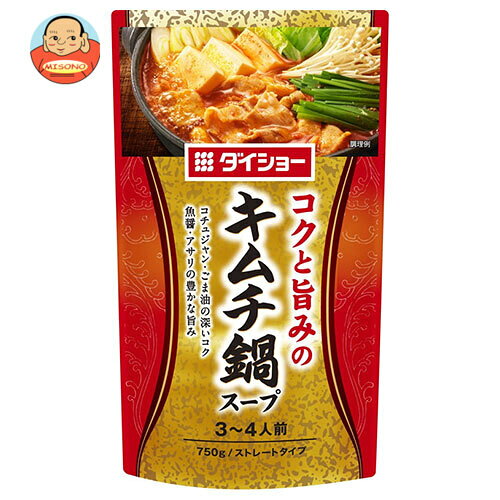 ダイショー コクと旨みのキムチ鍋スープ 750g×10袋入｜ 送料無料 一般食品 調味料 鍋スープ