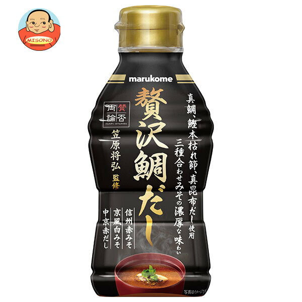 マルコメ 液みそ 賛否両論 贅沢鯛だし 430g×10本入×(2ケース)｜ 送料無料 調味料 味噌 鯛出汁 まるこめ