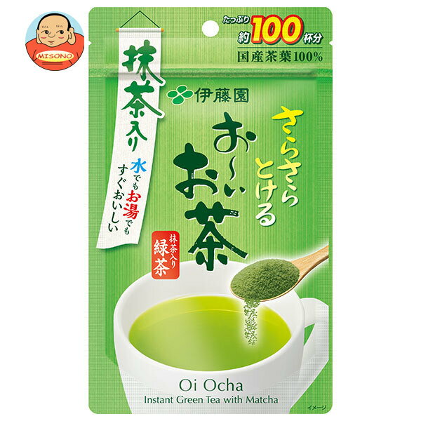 伊藤園 お～いお茶 お抹茶入り緑茶 80g×6袋入×(2ケース)｜ 送料無料 緑茶 抹茶
