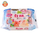 和歌山産業 蔵王高原農園 山梨県産白桃ゼリー (68g×4)×12袋入×(2ケース)| 送料無料 お菓子 おやつ ゼリー フルーツ