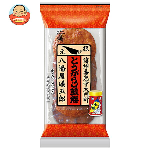 越後製菓 七味とうがらし煎餅 6枚×12袋入｜ 送料無料 お菓子 米菓 おやつ 国産米 せんべい おかき