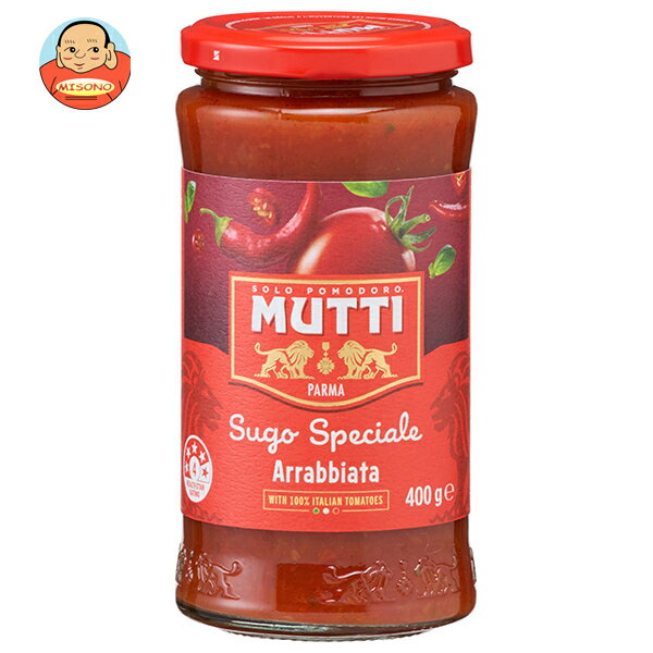 ムッティ MUTTI パスタソース アラビアータ 400g×6個入×(2ケース)｜ 送料無料 パスタ ソース トマト ムッティ スパゲティ