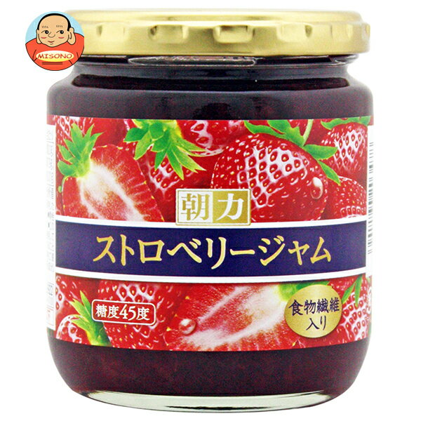 旭フレッシュ モーニングパワー ストロベリージャム 250g瓶×12個入｜ 送料無料 ジャム 果汁 苺 低糖度