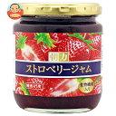 旭フレッシュ モーニングパワー ストロベリージャム 250g瓶×12個入| 送料無料 ジャム 果汁 苺 低糖度