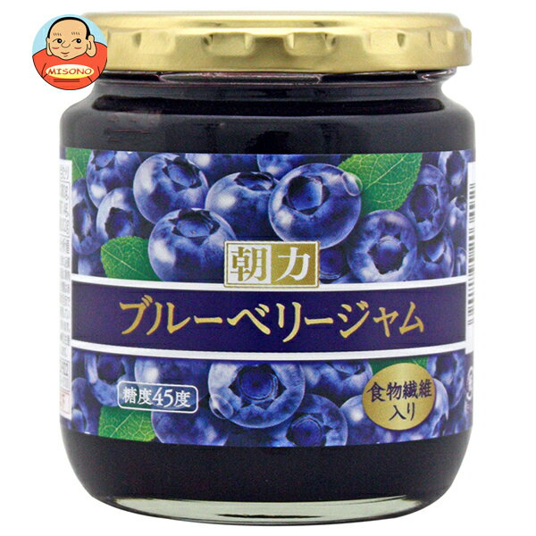 旭フレッシュ モーニングパワー ブルーベリージャム 250g瓶×12個入×(2ケース)｜ 送料無料 ジャム 果汁 ワイルドブルーベリー 低糖度