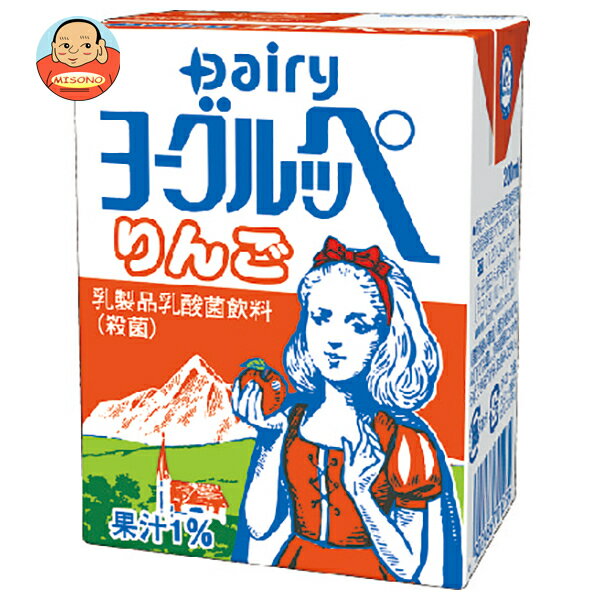 JANコード:4902986701239 原材料 砂糖(国内製造)、果糖ぶどう糖液糖、乳、乳製品、りんご果汁、ぶどう糖/安定剤(ペクチン)、香料、酸味料 栄養成分 (1本(200ml)あたり)エネルギー124kcal、炭水化物27.8g、た...