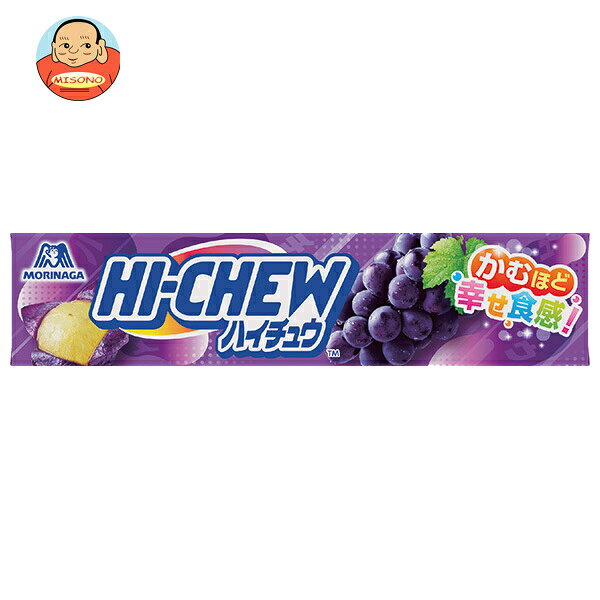 森永製菓 ハイチュウ グレープ 12粒×12個入×(2ケース)｜ 送料無料 お菓子 飴・キャンディー ソフトキャンディ 葡萄 ぶどう
