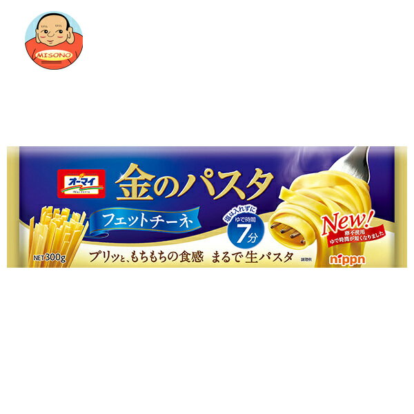 ニップン 金のパスタ フェットチーネ 300g×20袋入｜ 送料無料 パスタ麺 乾麺 生パスタ オー ...