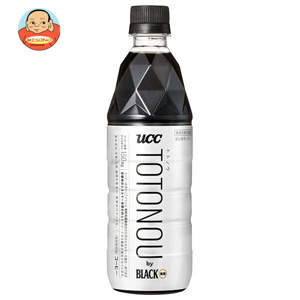 UCC TOTONOU by BLACK無糖 500mlペットボトル×24本入×(2ケース)｜ 送料無料 ucc ブラック 無糖 コーヒー 珈琲
