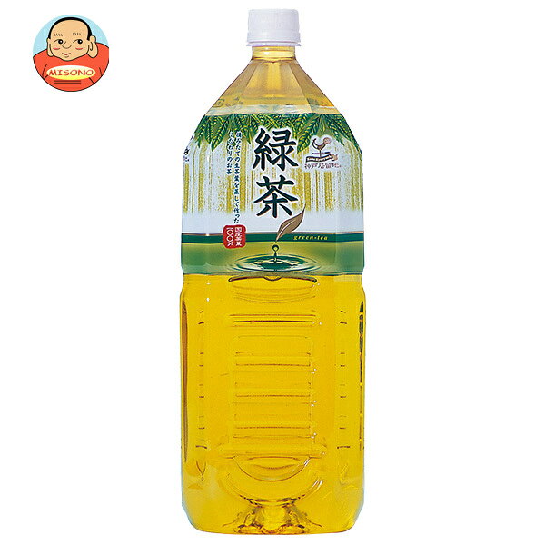 富永貿易 神戸居留地 緑茶 2LPET×6本入｜ 送料無料 茶飲料 お茶 緑茶 PET