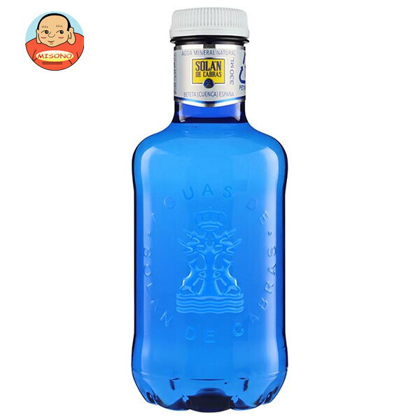 スリーボンド SOLAN DE CABRAS(ソラン デ カブラス) 330mlPET×36本入｜ 送料無料 中硬水 ブルーボトル スペイン カルシウム マグネシウム