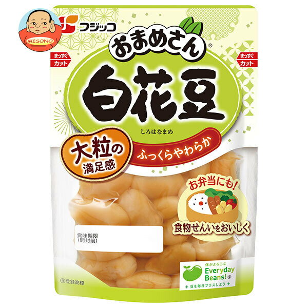 Japanese, Daily Dishes - フジッコ おまめさん 白花豆 140g×10袋入｜ 送料無料 一般食品 まめ 煮豆 にまめ