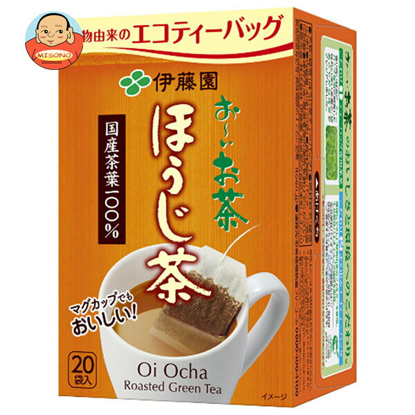 乐天商城 - [ポイント5倍！4/17(金)9時59分まで全品対象エントリー&購入]伊藤園 お〜いお茶 エコティーバッグほうじ茶 20袋入×10個入｜ 送料無料 ほうじ茶 ティーバッグ エコ